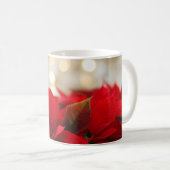 Kerst Poinsettia Koffiemok (Voorkant rechts)