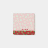 Kerst Poinsettia Patroon Post-it® Notes (Voorkant)