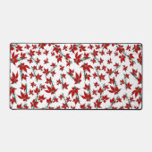 Kerst poinsettia rode bloemmotief bureaumat (Voorkant)