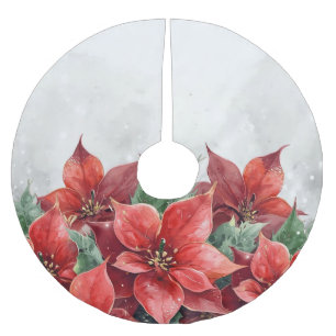 Kerst Poinsettia Rood Kerstboom Rok