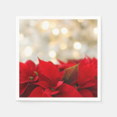 Kerst Poinsettia Servet (Voorkant)