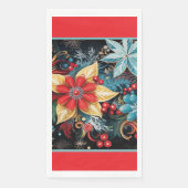 Kerst Poinsettia Servet (Voorkant)