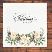 Kerst Poinsettia wit