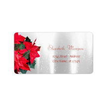 Kerst Poinsettia, Zilver