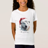 Kerst Polar Beer, aanpasbaar T-shirt (Voorkant)
