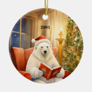 Kerst Polar Beer Aanpassen Datum Ornament
