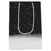 Kerst Polar Beer en Maan Medium Cadeauzakje (Achterkant)