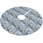 Kerst Polar Beer in Arctisch water Kerstboom Rok (Gekanteld)