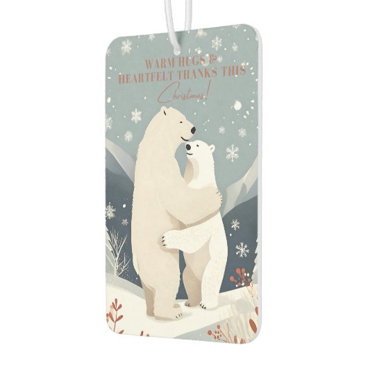 Kerst Polar Beer Knuffels Luchtverfrisser (Links)