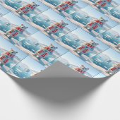 Kerst Polar Beer Liefde Cadeaupapier (Hoek)