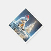 Kerst Polar Beer met bier Servet (Hoek)