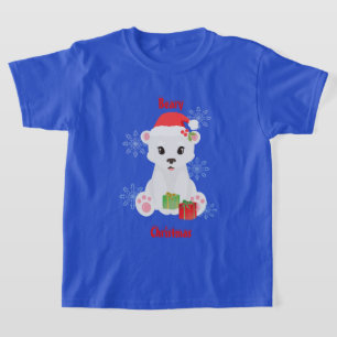 Kerst Polar Beer met Gifts T-Shirt