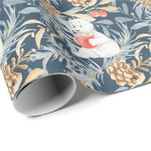 Kerst Polar Beer Met Hete Cacao Cadeaupapier (Rol Hoek)