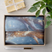 Kerst Polar Beer & Penguin Kampvuur Decoupage Tissuepapier (Geschenk)