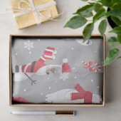 Kerst Polar Beer Series Design 10 Tissuepapier (Geschenk)