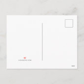 Kerst  politie auto boom monogram feestdagenkaart (Achterkant)