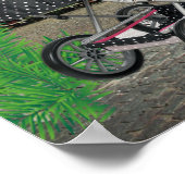 Kerst-Polka-Dot Street Art Poster (Hoek)