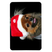 Kerst pomeraanse flexibele fotomagneet magneet (Verticaal)