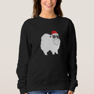 Kerst Pomeranian hond heeft zichzelf als Sinterkla Trui