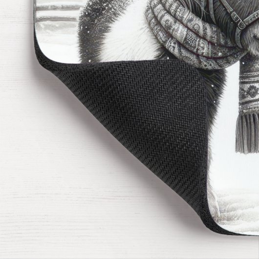 Kerst Pony en Bunny Muismat (Hoek)