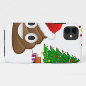 kerst poo emoji Case-Mate iPhone case (Achterkant (horizontaal))
