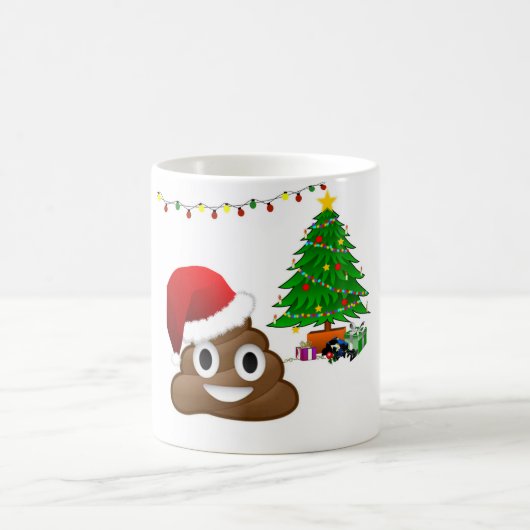 kerst poo emoji koffiemok (Center)