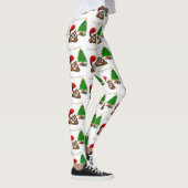 kerst poo emoji leggings (Rechts)