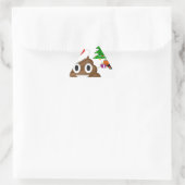 kerst poo emoji sticker (Tas)