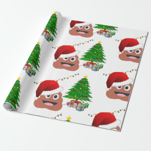 Kerst Poo Lelijke Kerstmis wrapping papier