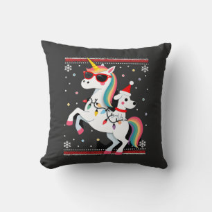 Kerst Poodle Eenhoorn Zonnebril Poodles T-Shirt Kussen