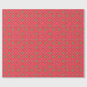 Kerst Poodles Cadeaupapier (Vlak)