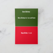 Kerst Pop-up Pepermunt Kaart (Binnen)