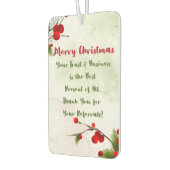 Kerst Pop van | Zakelijke marketing bedankt Luchtverfrisser (Links)