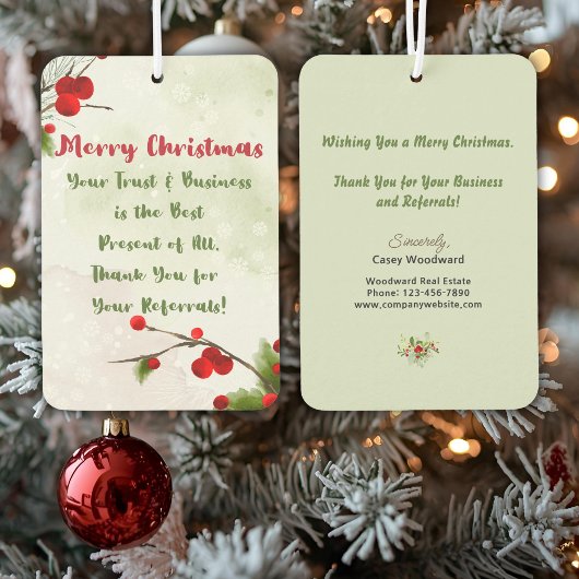 Kerst Pop van | Zakelijke marketing bedankt Luchtverfrisser