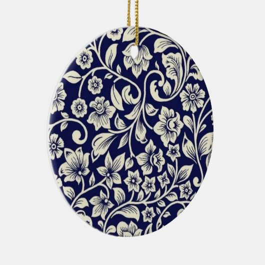 Kerst porselein ornament (Rechts)