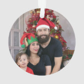 Kerst Portugees Haan en blauw tegels lijst Ornament (achterkant)