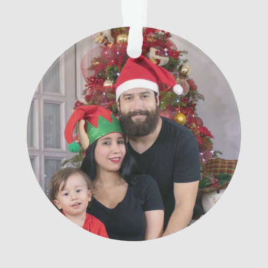 Kerst Portugees Haan en blauw tegels lijst Ornament (achterkant)