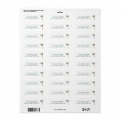 Kerst Postbus Retouradres Etiket (Full Sheet)
