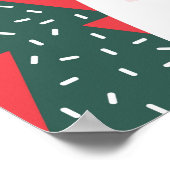 Kerst Poster, Schattigee Xmas Wall Art, Polar Beer Poster (Hoek)