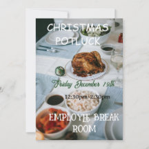 Kerst Potluck Uitnodiging