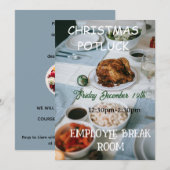 Kerst Potluck Uitnodiging (Voorkant / Achterkant)