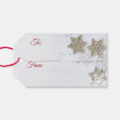 Kerst Potpourri Gift Label Cadeaulabel (Achterkant Horizontaal)