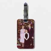 Kerst President James Jimmy Carter Witte Huis Bagagelabel (Achterkant verticaal)