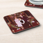 Kerst President James Jimmy Carter Witte Huis Bier Onderzetter (Linkerzijde)