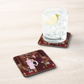 Kerst President James Jimmy Carter Witte Huis Bier Onderzetter (Rechterzijde)