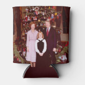 Kerst President James Jimmy Carter Witte Huis Blikjeskoeler (Voorkant)