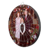 Kerst President James Jimmy Carter Witte Huis Dartbord (Voorkant Rechts)