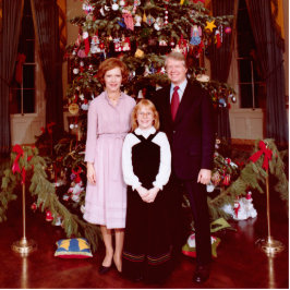 Kerst President James Jimmy Carter Witte Huis Fotobeeldje Magneet