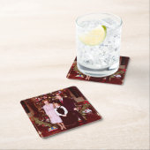 Kerst President James Jimmy Carter Witte Huis Kartonnen Onderzetters (Insitu)