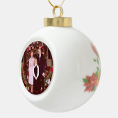 Kerst President James Jimmy Carter Witte Huis Keramische Bal Ornament (Rechts)